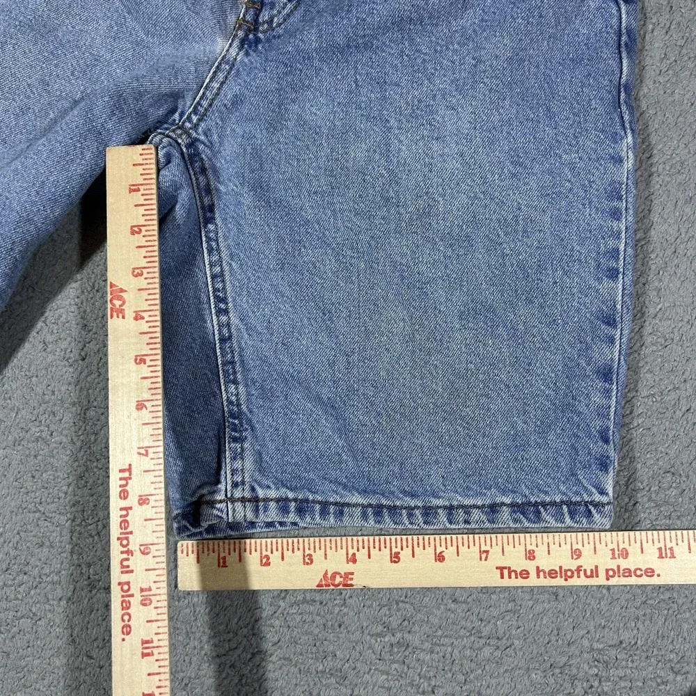 Empyre Women's 28 Jean Shorts Vintage Y2K Blue Denim Skater #3372 - Picture 6 of 8
